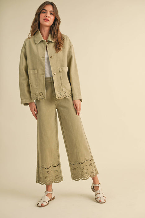 EMBROIDERY BOTTON JACKET