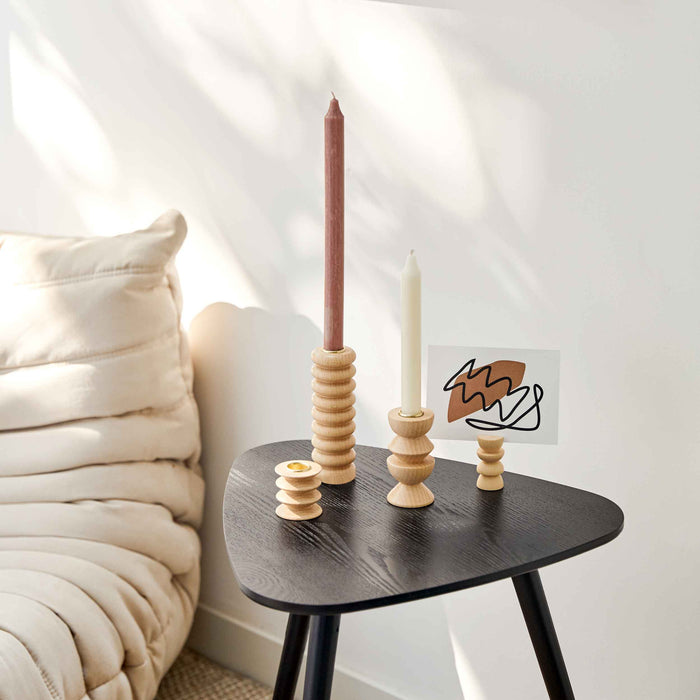 Totem Wooden Candle Holder - Medium Nº 3