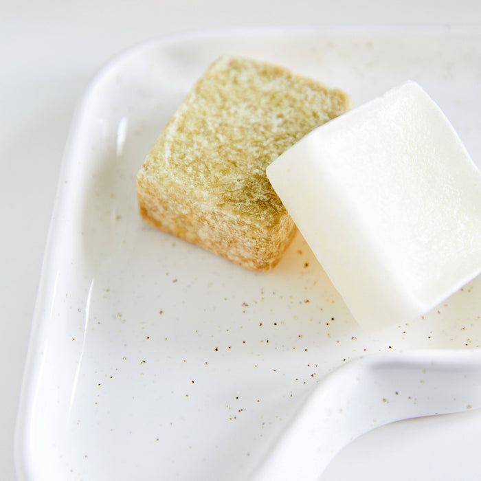 Ceramic Wave Tray - Triangle White