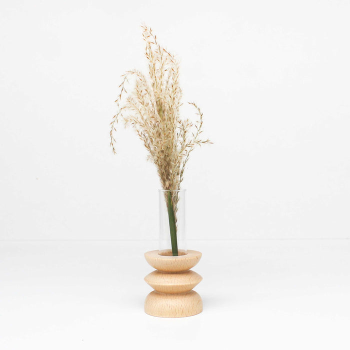 Totem Wooden Table Vase - Short Nº 3