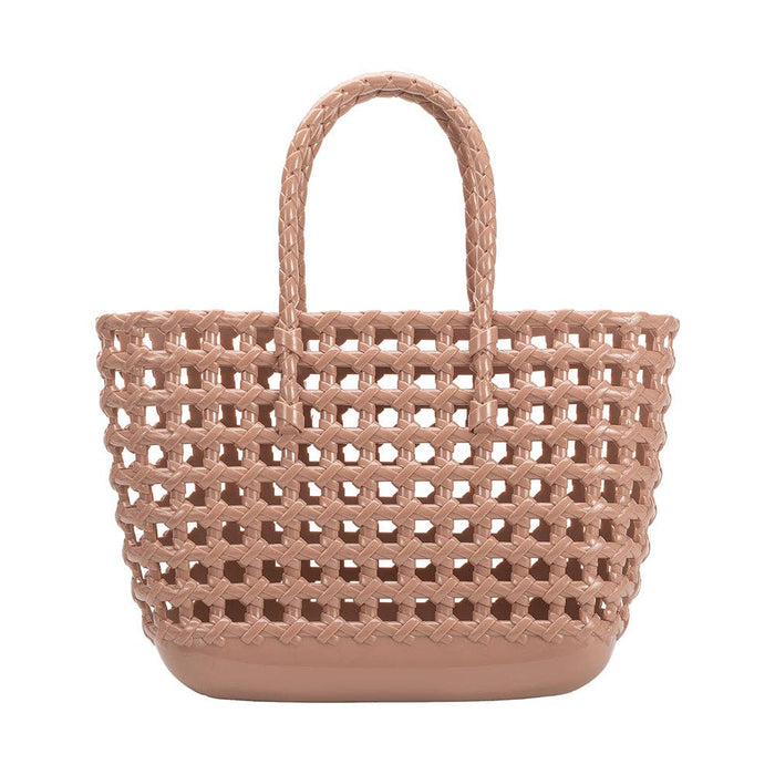 Savannah Blush Jelly Basket Tote
