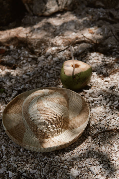 Moroccan Sand - Raffia Sun Hat