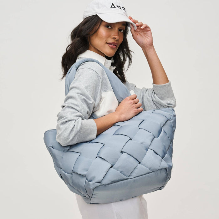 Intuition East West Woven Nylon Tote