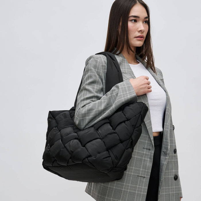 Intuition East West Woven Nylon Tote