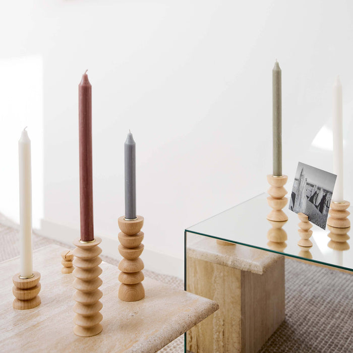 Totem Wooden Candle Holder - Medium Nº 3