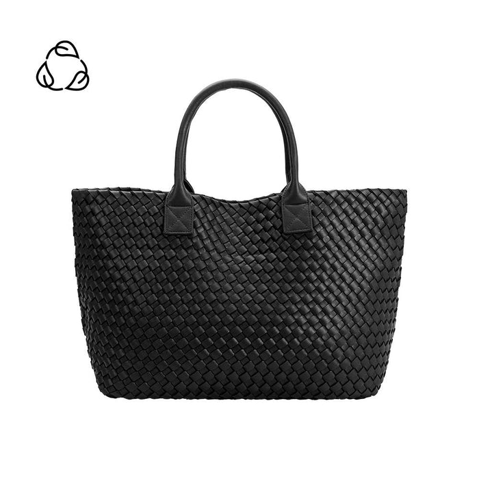 Norah Black Recycled Vegan Tote Bag