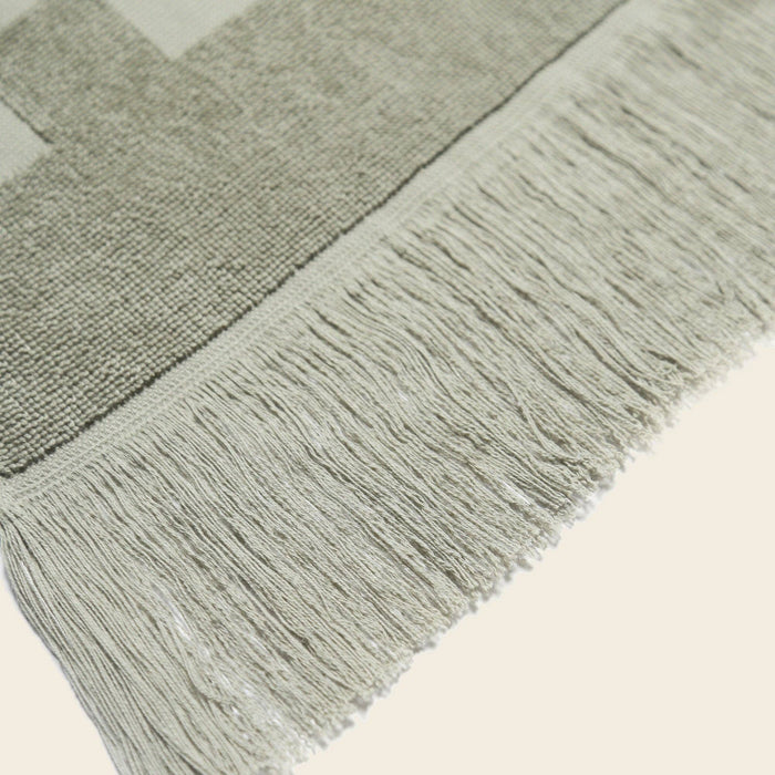 Organic Poolside Checkered Beach Towel