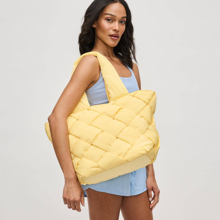 Intuition East West Woven Nylon Tote