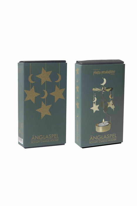 Rotary Candleholder, Moon and Stars