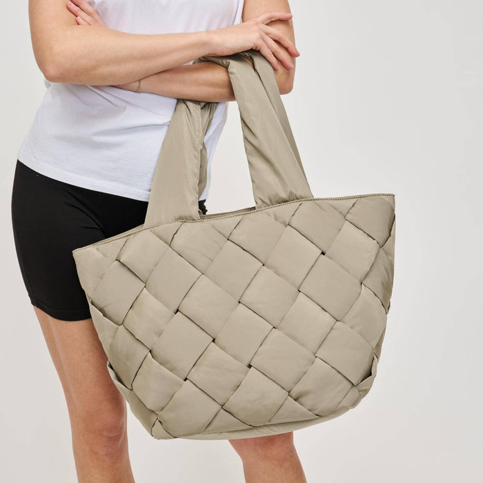 Intuition East West Woven Nylon Tote