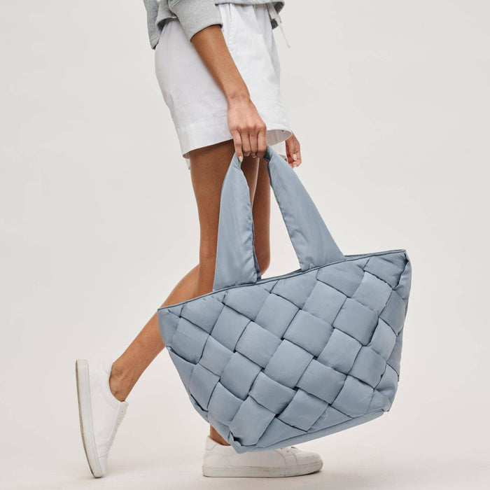 Intuition East West Woven Nylon Tote