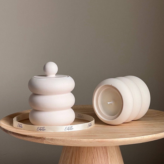 Donut Jar Soy Wax Wood Wick Candle