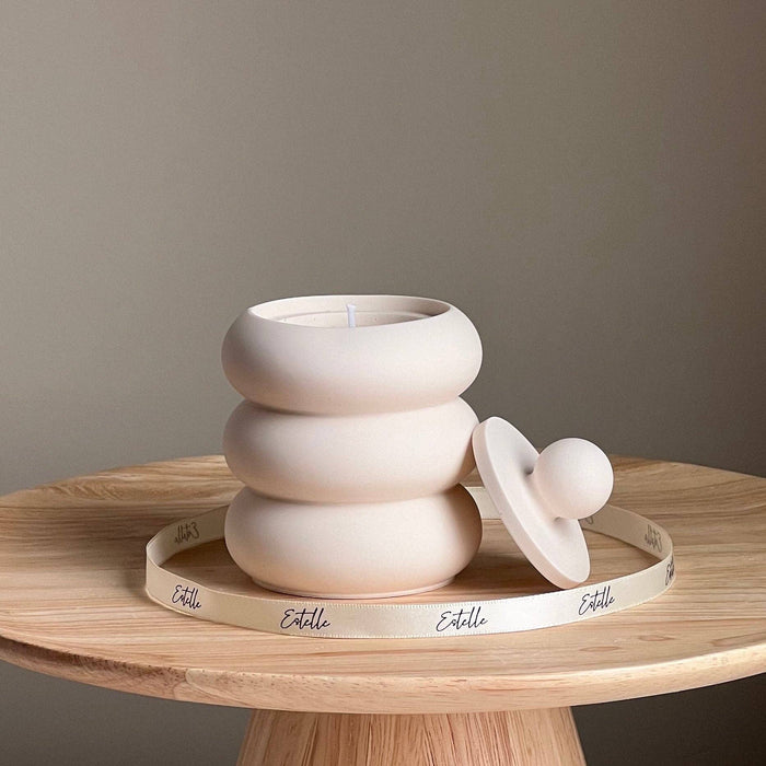 Donut Jar Soy Wax Wood Wick Candle