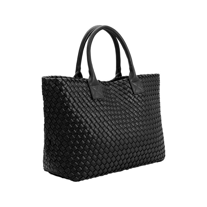 Norah Black Recycled Vegan Tote Bag