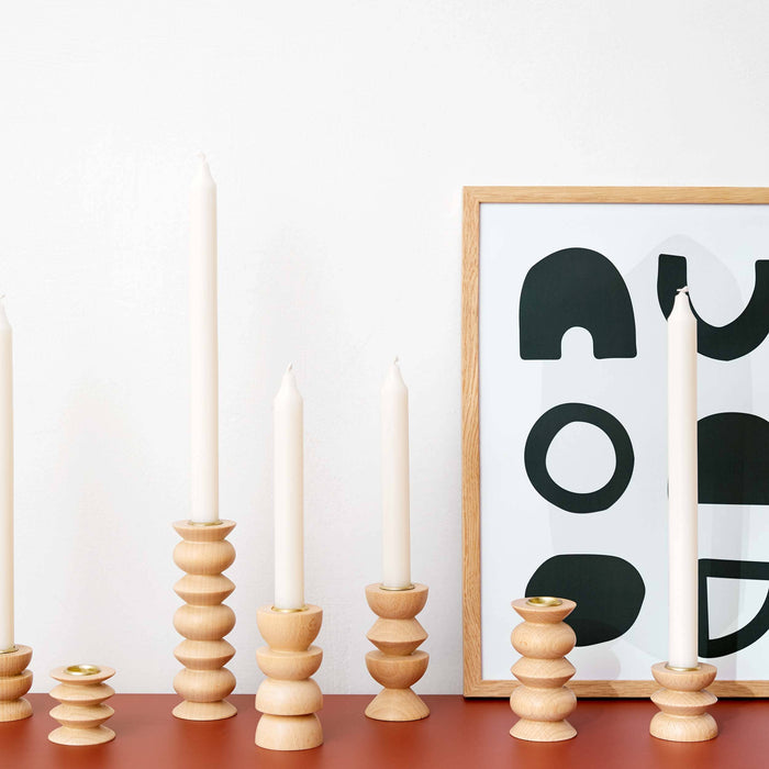 Totem Wooden Candle Holder - Medium Nº 3