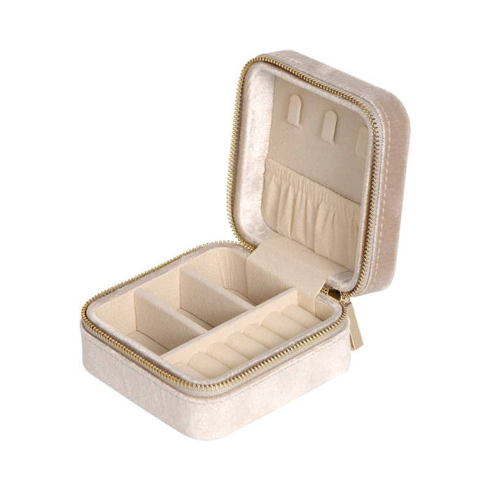 Compact Italian Velvet Jewelry Box for Travel,Freeshiping