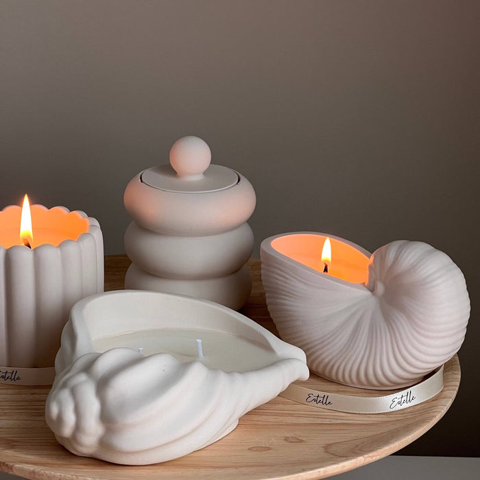 Conch Shell Container Soy Wax Candle
