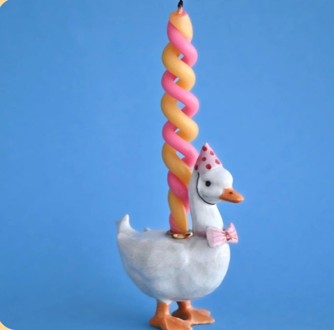 Pink Goose Cake Topper