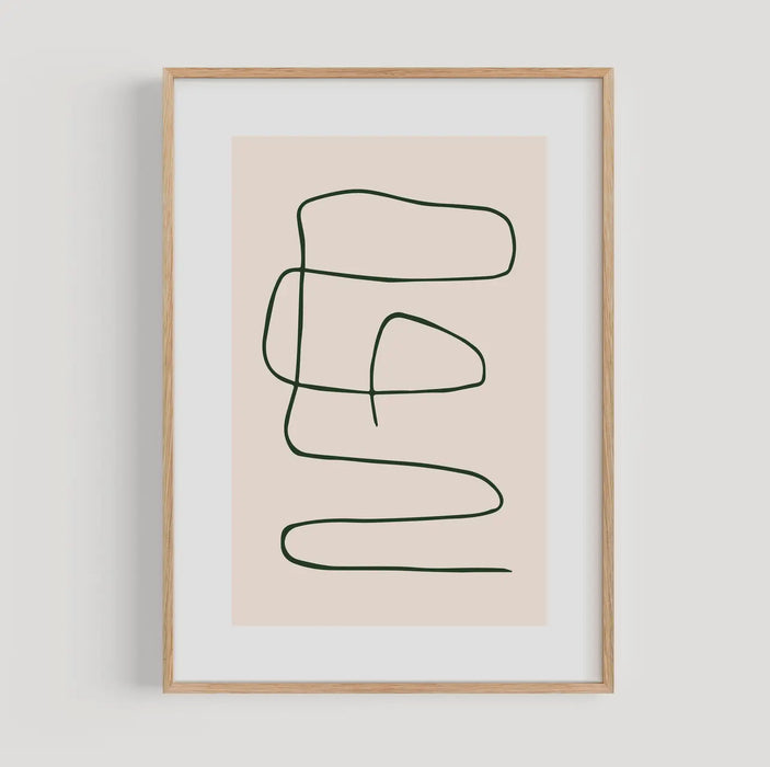 Art Poster - Pastel Lines Nr. 1