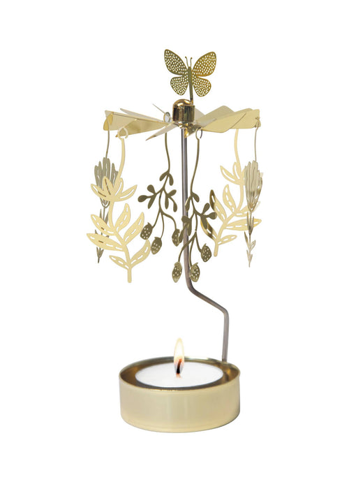Rotary Candleholder, Meadow, Gold