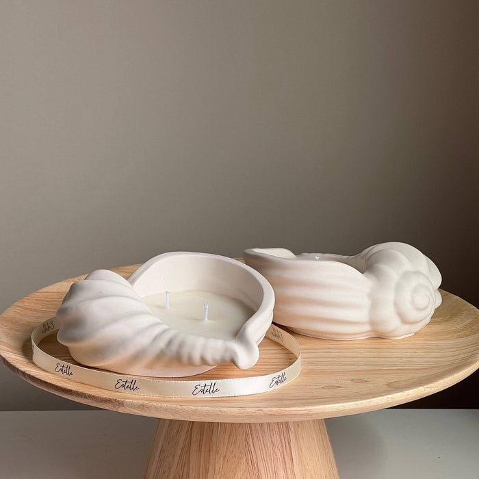 Conch Shell Container Soy Wax Candle