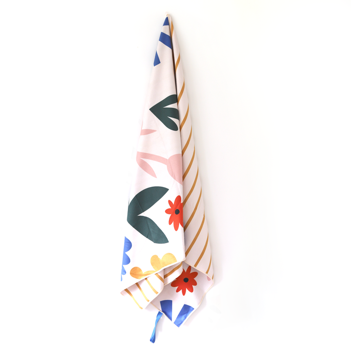 PETAL STEMS - POOL TOWEL or BEACH BLANKET