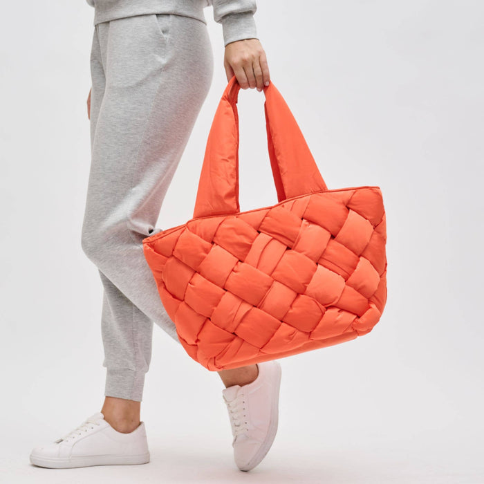 Intuition East West Woven Nylon Tote