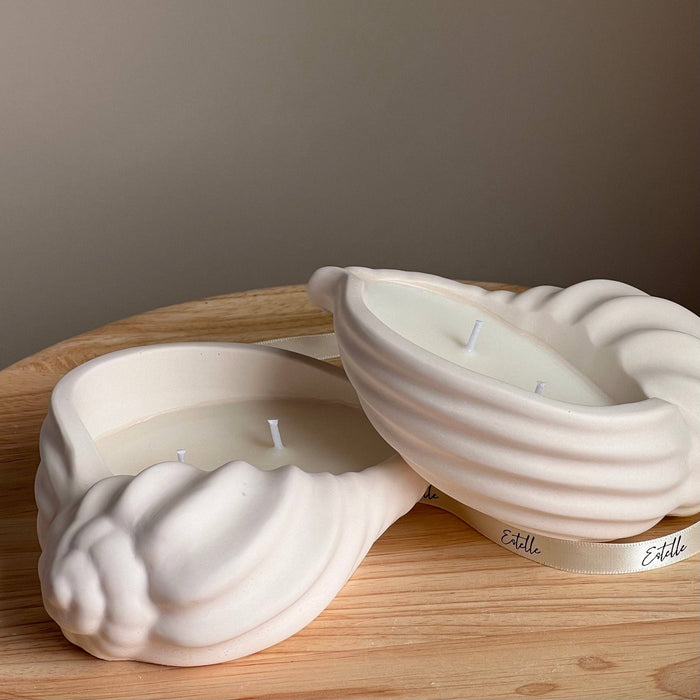 Conch Shell Container Soy Wax Candle