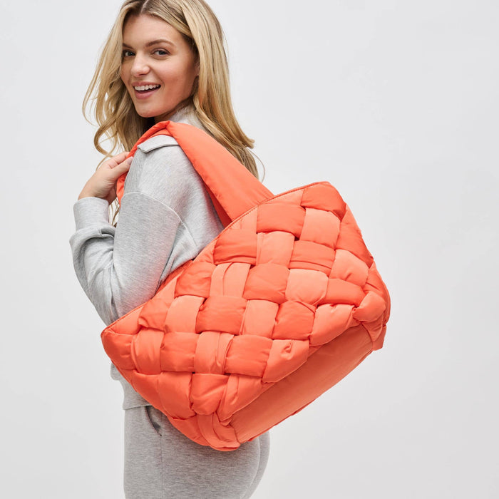 Intuition East West Woven Nylon Tote