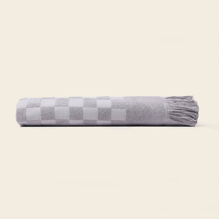 Organic Poolside Checkered Beach Towel