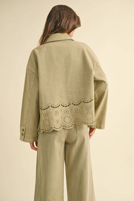 EMBROIDERY BOTTON JACKET