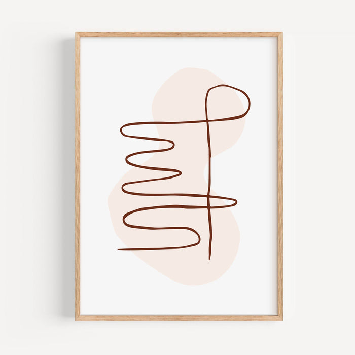 Art Poster - Pastel Lines Nr. 2