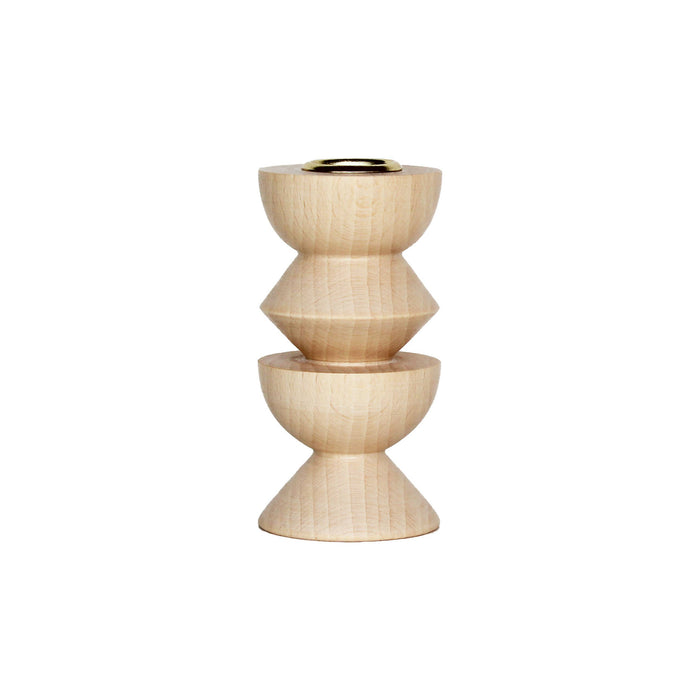 Totem Wooden Candle Holder - Medium Nº 3