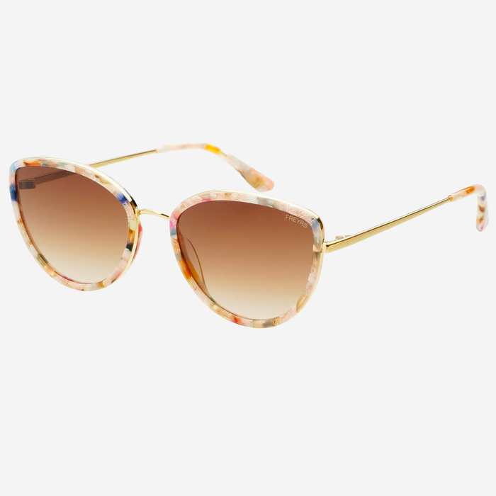 Luna Acetate Womens Cat Eye Sunglasses
