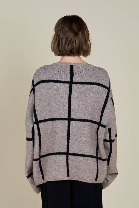 GRID SWEATER