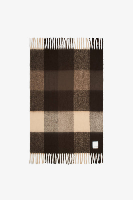 The Reykjavik Throw - 100% Recycled - Dark Earth Brown