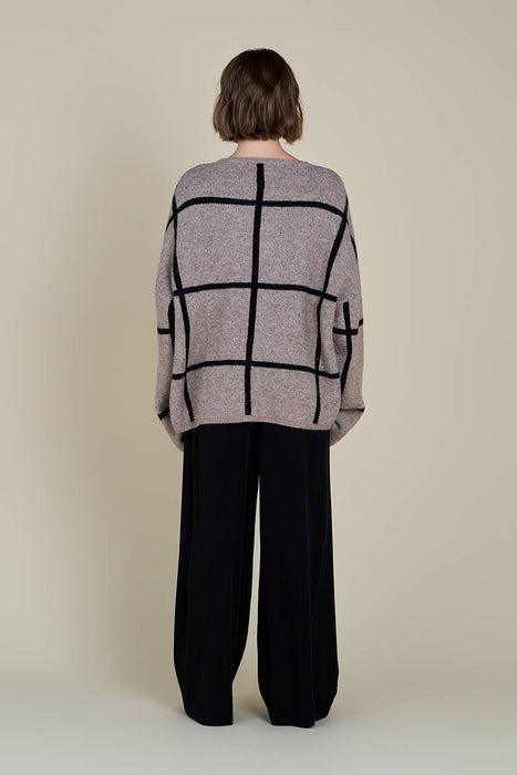 GRID SWEATER