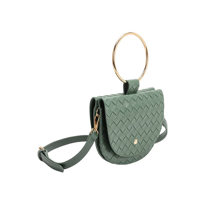 Felix Teal Recycled Vegan Top Handle Bag