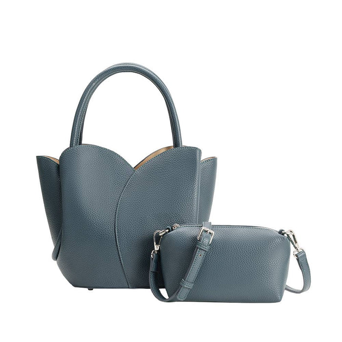 Tulip Peacock Recycled Vegan Top Handle