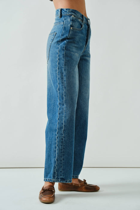 COMFY SLIM SEMI BARREL PANTS