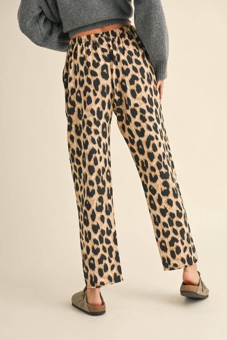 LEOPARD PRINT PANTS