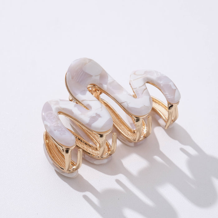 Mini Squiggle Metal Claw Clip