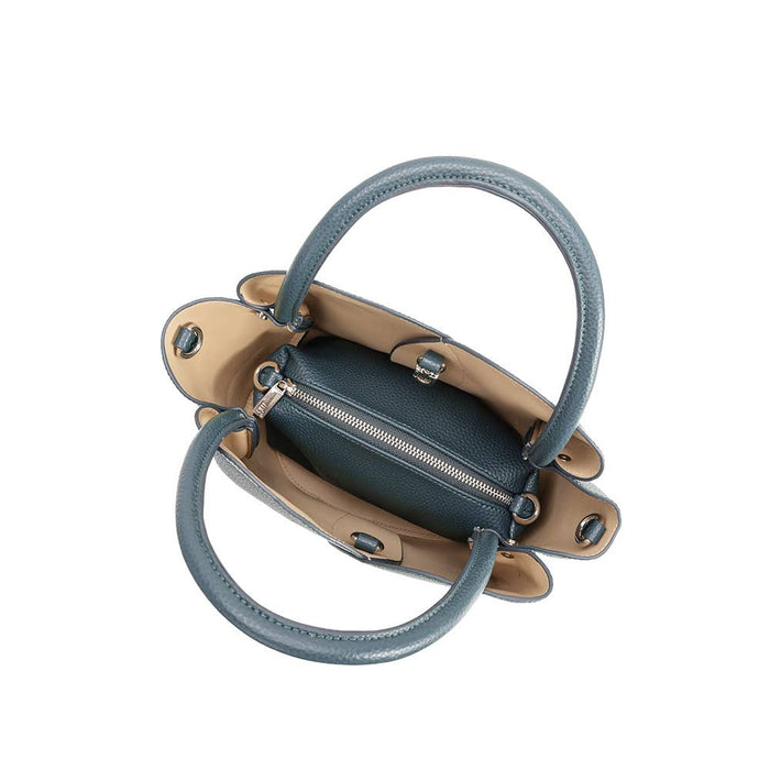 Tulip Peacock Recycled Vegan Top Handle