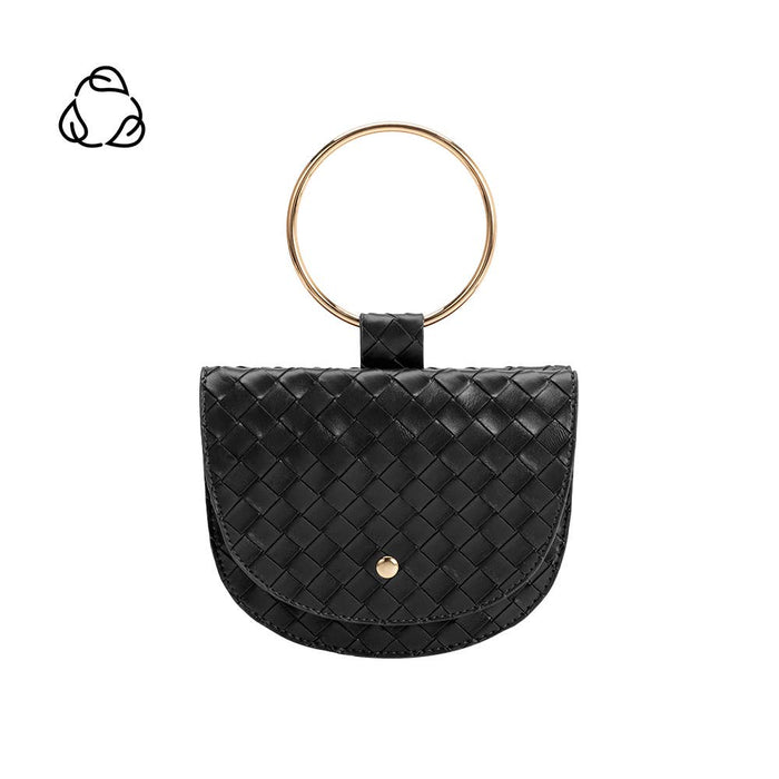 Felix Black Recycled Vegan Top Handle Bag