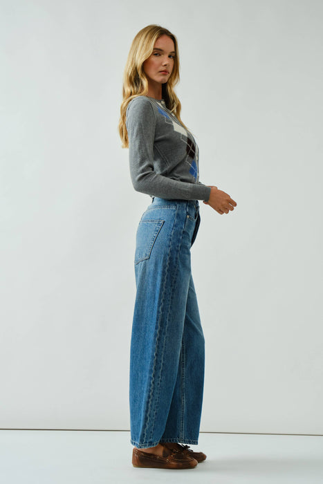 COMFY SLIM SEMI BARREL PANTS