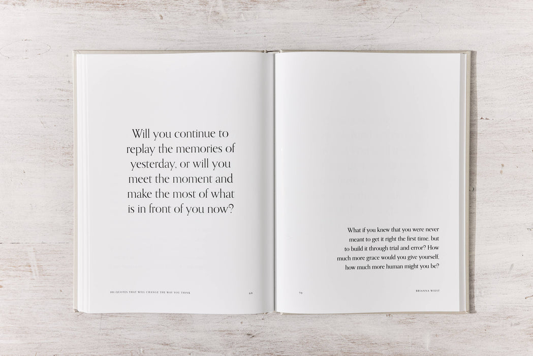 101 Quotes That Will Change The Way You Think - Table Book