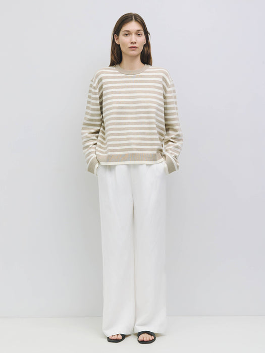 The Klein Sweater | Striped Boyfriend Sweater