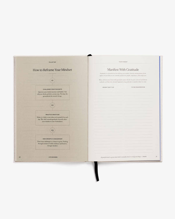 Life Designer Journal - 100+ Prompts for Self-Growth, Goals