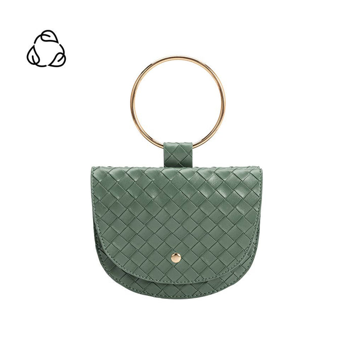 Felix Teal Recycled Vegan Top Handle Bag