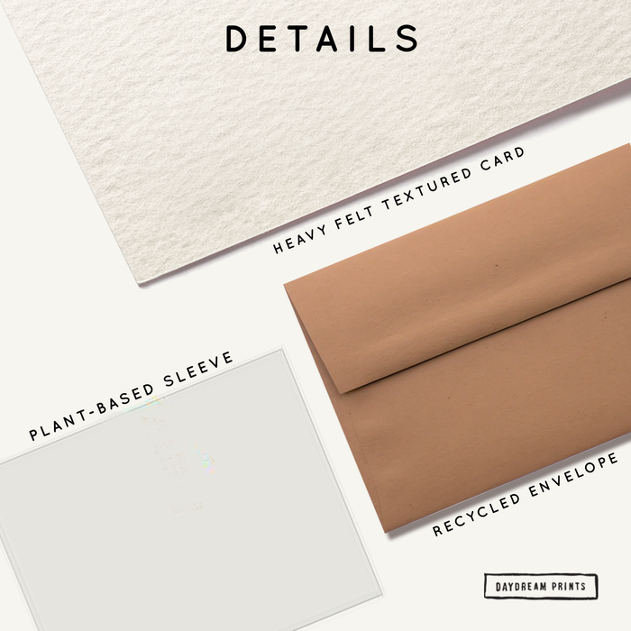 Floral Thank You Card | Modern Card | Abstract Thanks